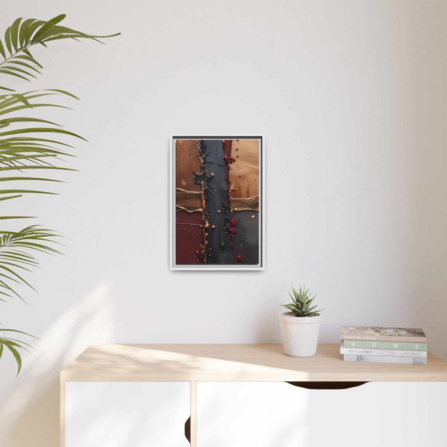 Matte Canvas, Framed (Multi-color)