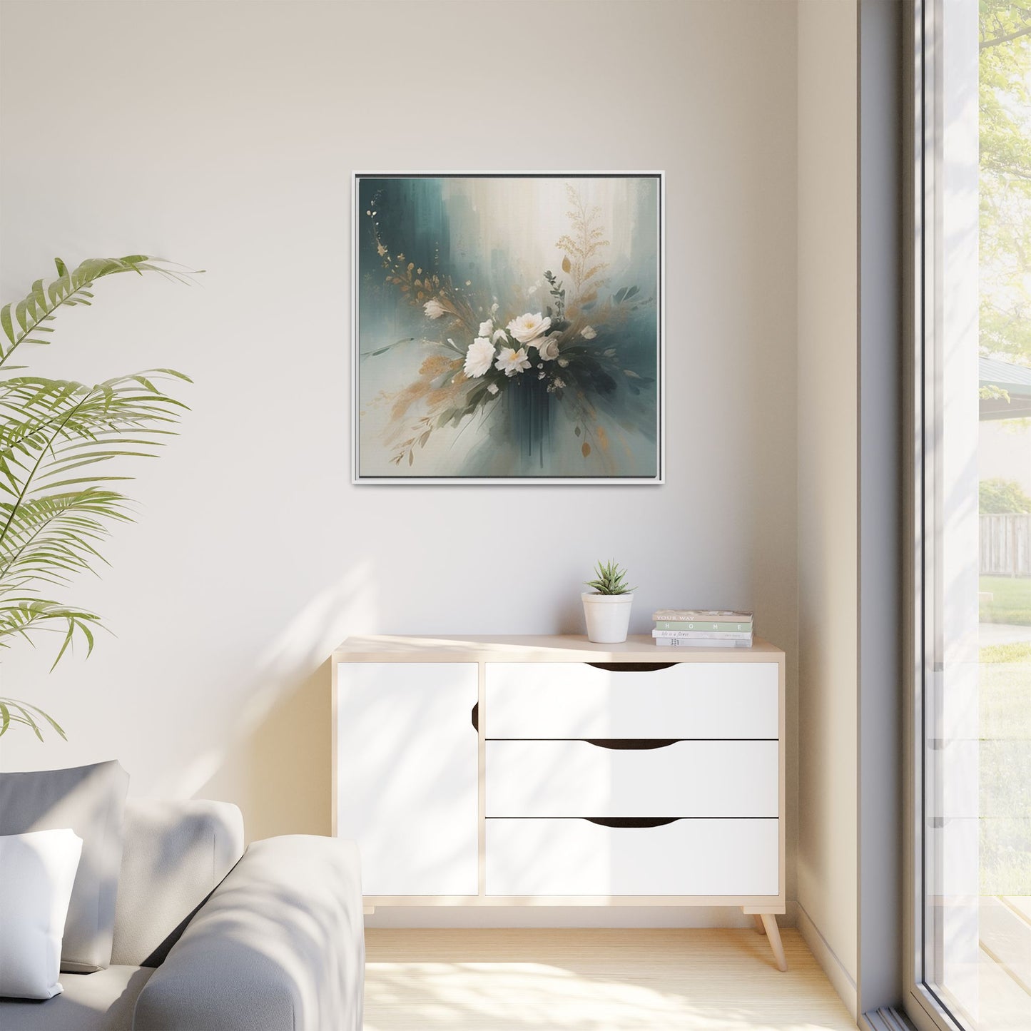 Matte Canvas, Framed (Multi-color)