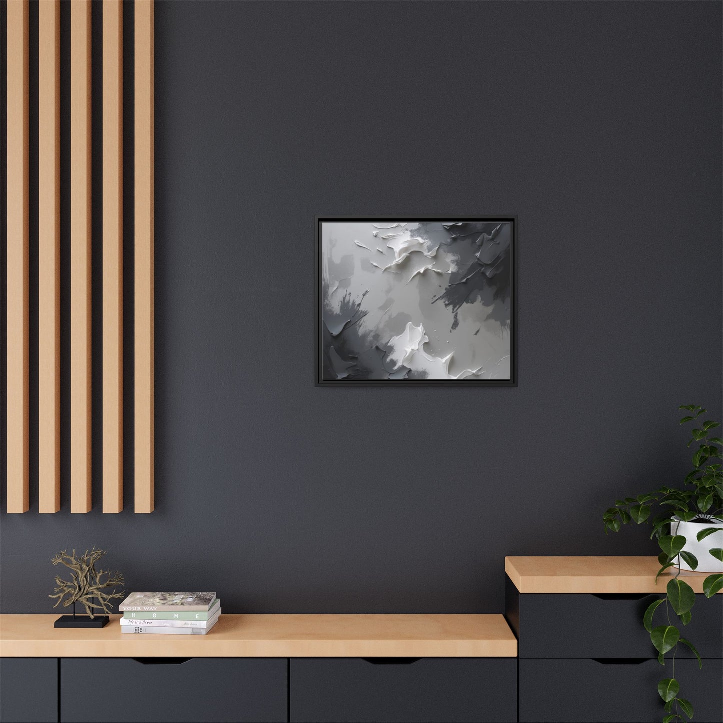 Matte Canvas, Framed (Multi-color)