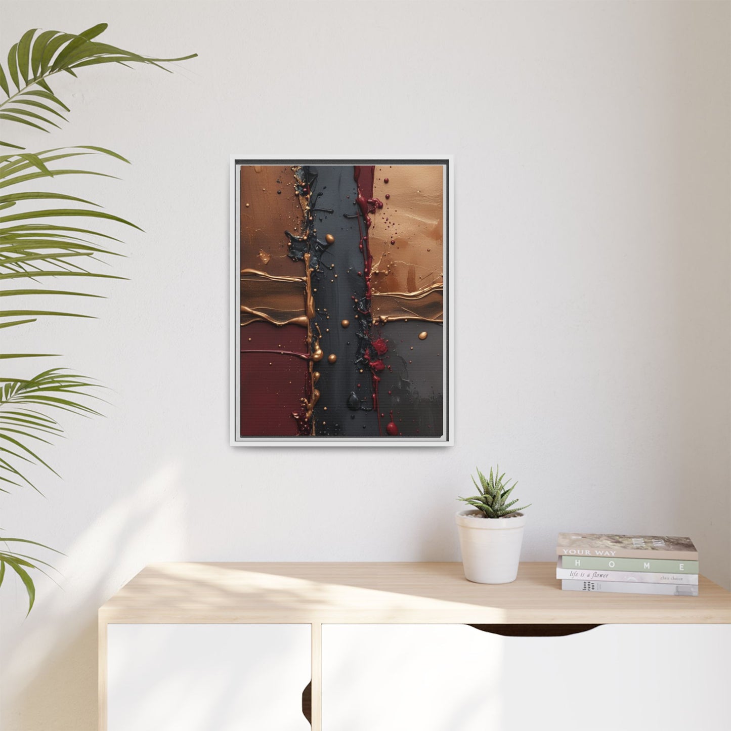 Matte Canvas, Framed (Multi-color)