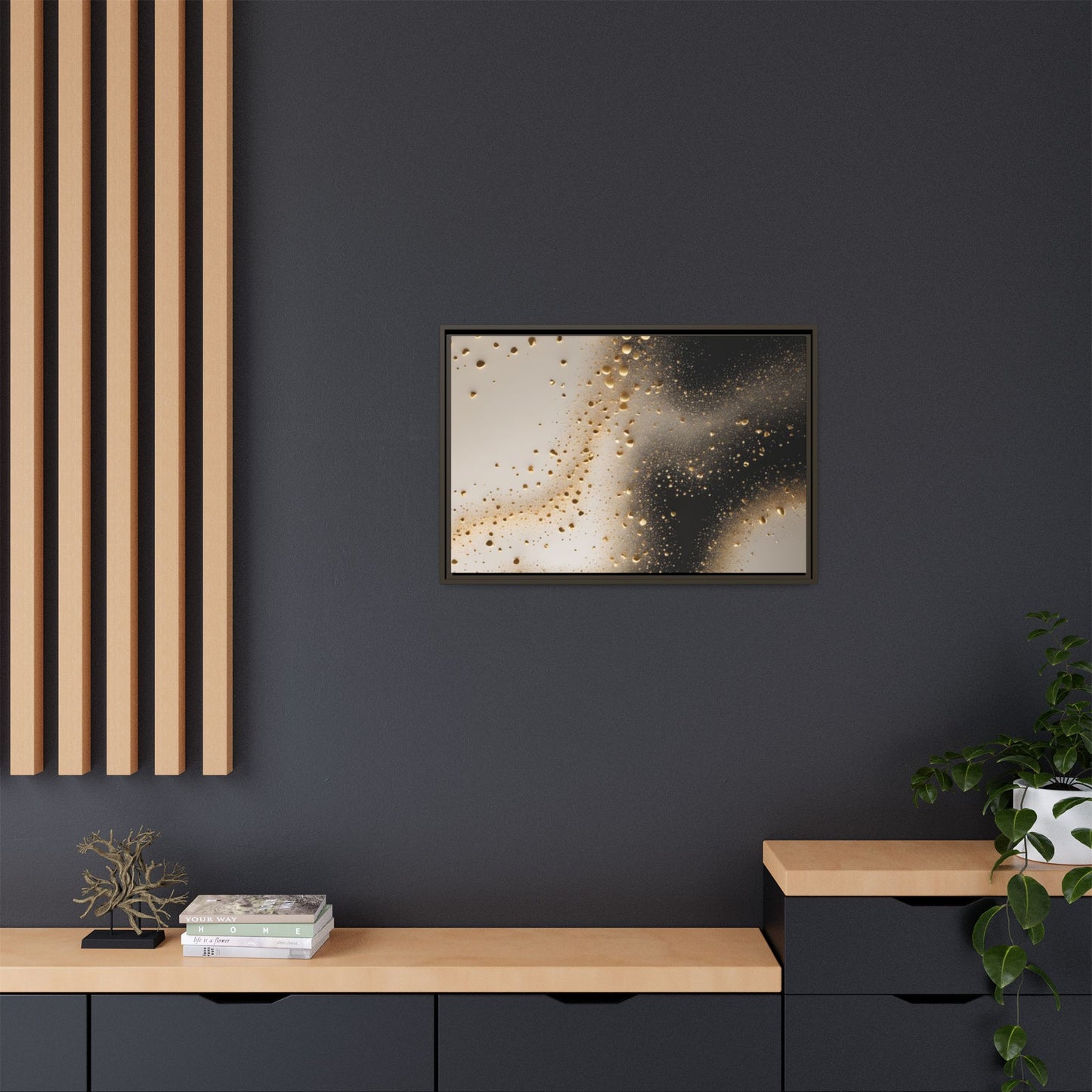 Matte Canvas, Framed (Multi-color)