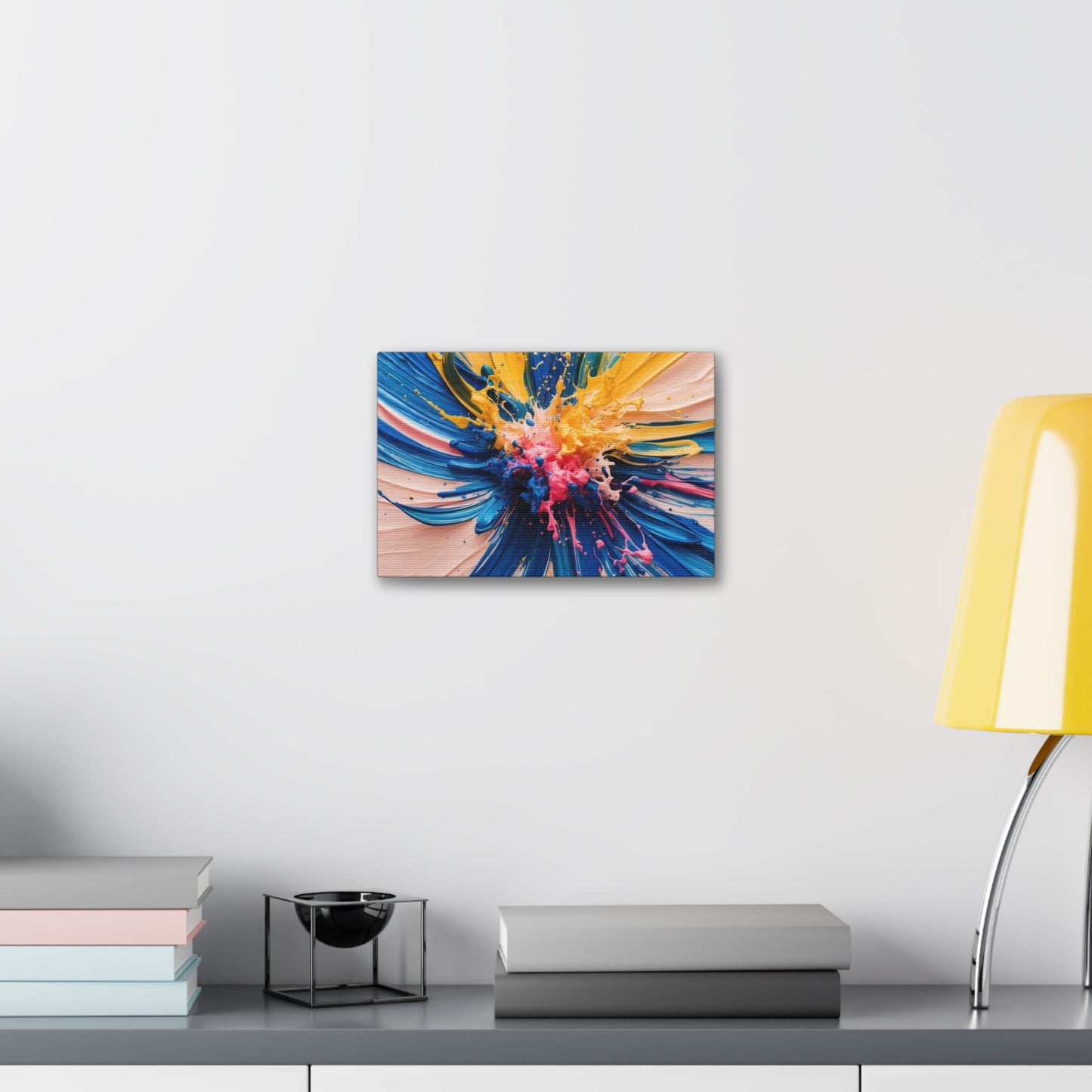 Vibrant Abstract Canvas Art - Color Explosion Wall Decor