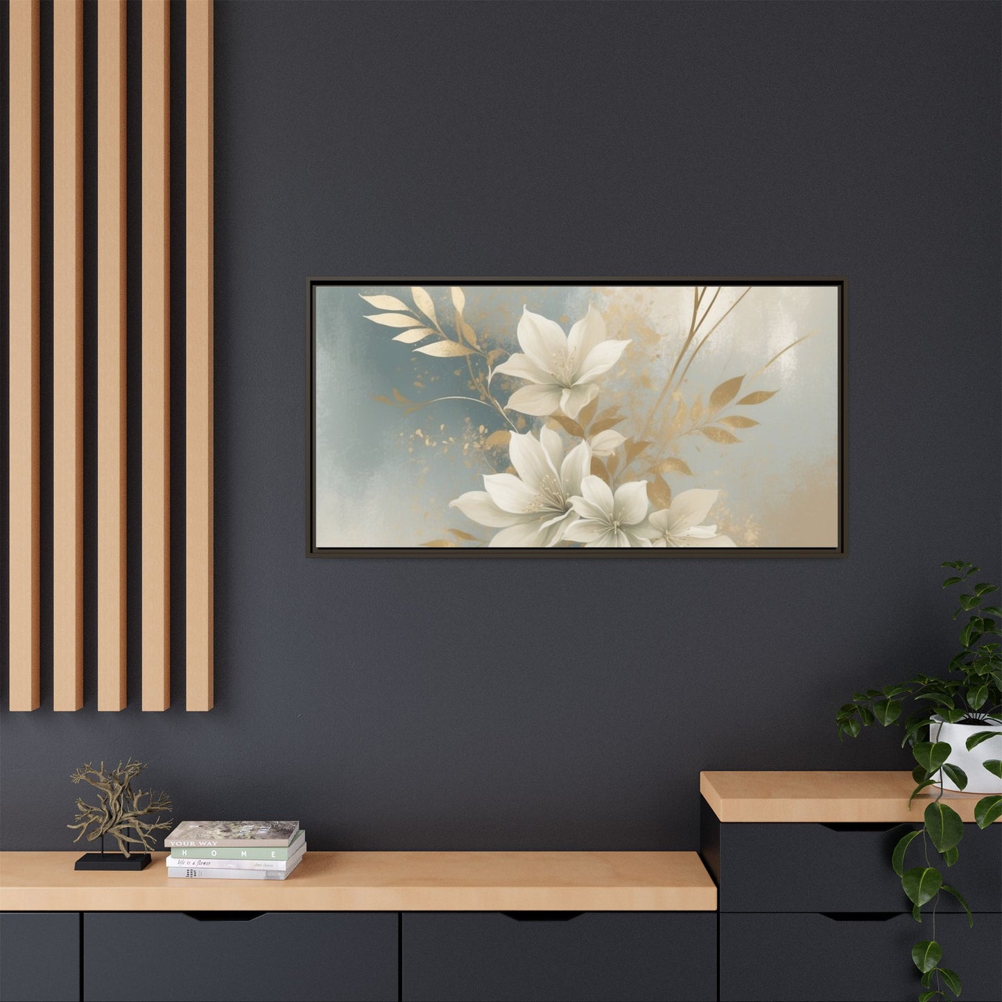 Matte Canvas, Framed (Multi-color)