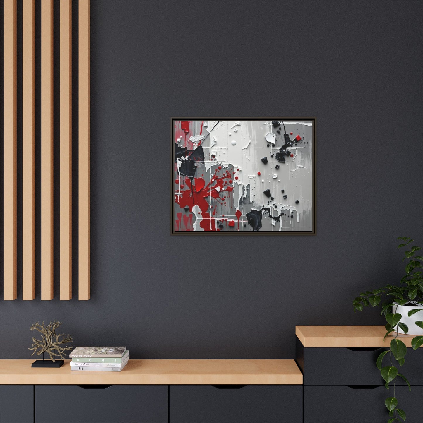 Matte Canvas, Framed (Multi-color)